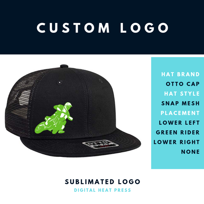 Official DRT Racing Snapback Green Rider Hat