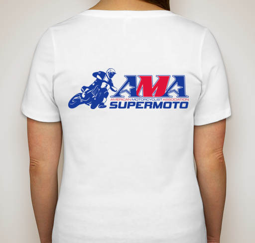 Official AMA Supermoto Ladies V-Tee